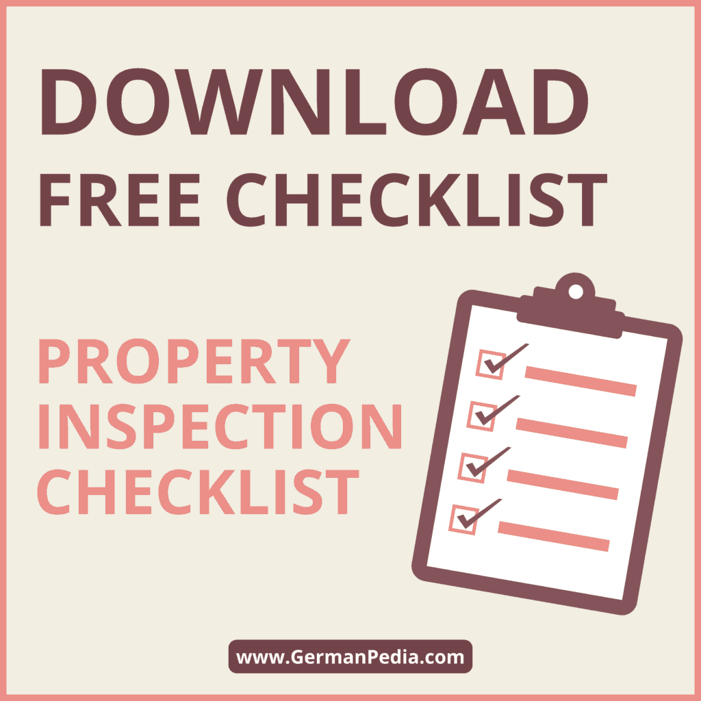 property inspection checklist